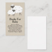 A Sweet Little Lamb Books voor Baby Enclosure Kaar Visitekaartje (Voorkant / Achterkant)