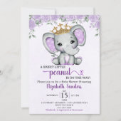 A Sweet Little Peanut is on the way Baby shower Kaart (Voorkant)