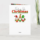 A Sweet Old-Fashioned Christmas | Mr and Mrs Claus Feestdagen Kaart (Achterkant)