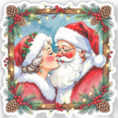 A Sweet Old-Fashioned Christmas | Mr and Mrs Claus Sticker (Voorkant)