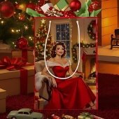 A Sweet Vintage Christmas  Medium Cadeauzakje