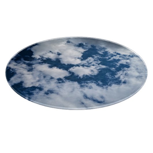 A swirl in the clouds snijplank (Hoek)