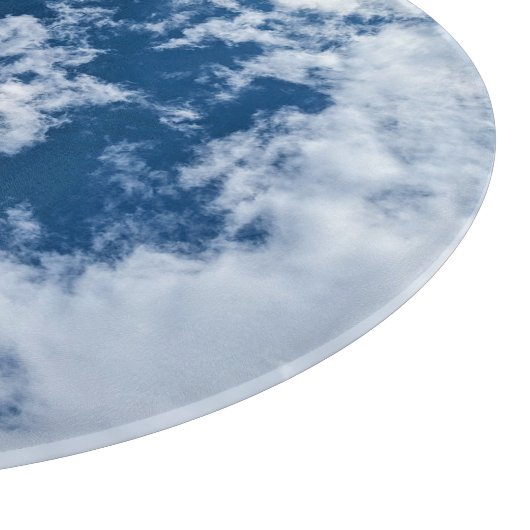 A swirl in the clouds snijplank (Hoek)