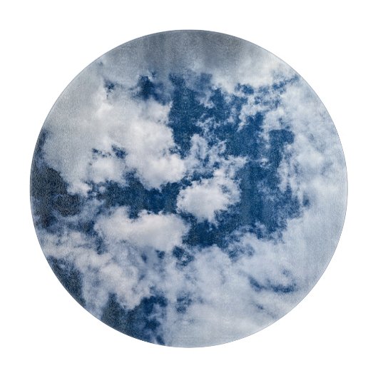 A swirl in the clouds snijplank (Voorkant)