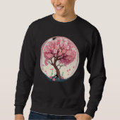 A Symbolic and Meaningful Pink Cherry Blossom Tree Trui (Voorkant)