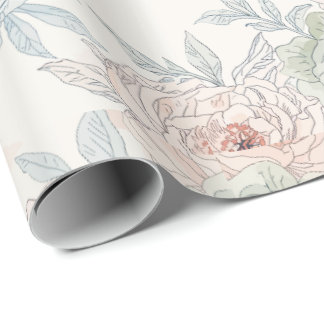 A symphony of song and petals pattern cadeaupapier