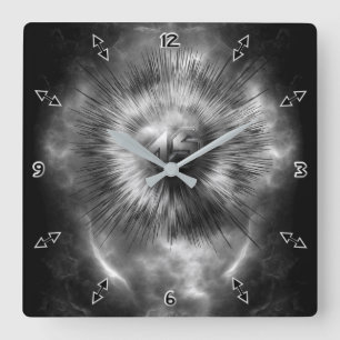 A-synchrone Etherale wolken wandklok