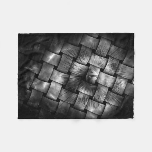 A-synchrone etherwolken fleece deken (Voorkant (Horizontaal))