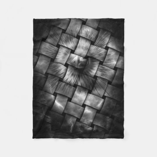 A-synchrone etherwolken fleece deken (Voorkant)