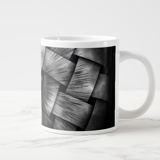 A-synchrone etherwolken grote koffiekop (Rechts)