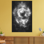 A-Synchronous Etheral Clouds Canvas Afdrukken (Insitu (Woonkamer))