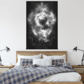A-Synchronous Etheral Clouds Canvas Afdrukken (Insitu (Slaapkamer))