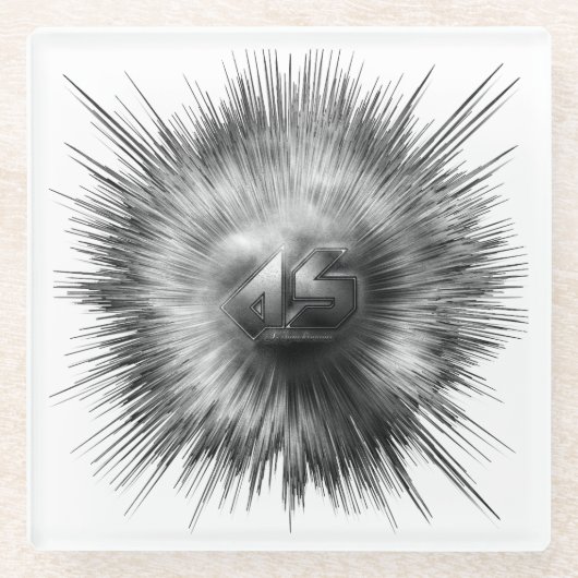 A-synchroon Etheral Clouds Onderzetter (Voorkant)