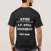 A.T. Nog steeds Universiteit ATSU T-shirt (Achterkant)