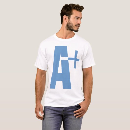 A+ T-SHIRT (Voorkant volledig)