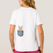 A T-shirt with cute dogs on both the front and bac (Achterkant)