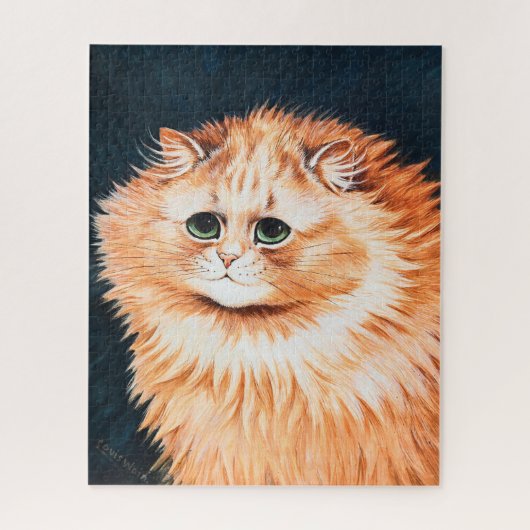 A Tabby Cat beroemd gemaakt door Louis Wain Legpuzzel (Verticaal)