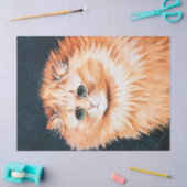 A Tabby Cat beroemd gemaakt door Louis Wain Tissuepapier (Craft)