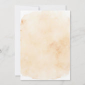 A Taste of Italy Italian Bridal Shower Kaart (Achterkant)