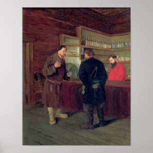 A Tavern, 1889 Poster