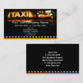 A Taxi Service Visitekaartje (Voorkant / Achterkant)