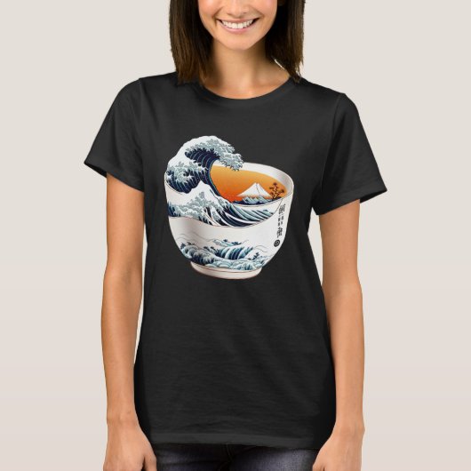 A Tea that Takes You to Japan Okinawa Kanagawa Tea T-shirt (Voorkant)