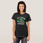 A Teacher Who Loves Dinosaurs Appreciation Christm T-shirt (Voorkant volledig)