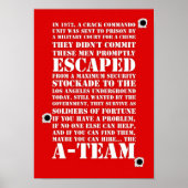 A-Team Intro Geïnspireerd Retro TV Poster (Voorkant)