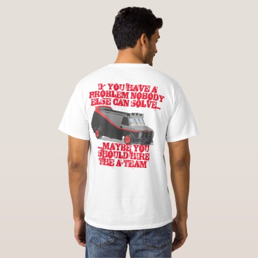 A-Team logo met Van shirt (Achterkant volledig)