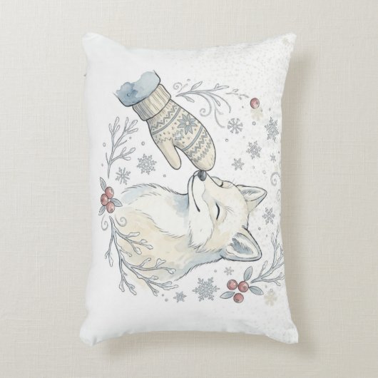 A Tender Winter Boop Accent Kussen (Voorkant(Verticaal))