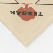 A Texan's Map of the United States (of Texas) Fleece Deken (Hoek)