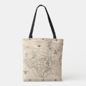A Texan's Map of the United States (of Texas) Tote Bag (Achterkant)