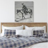 A Texas Pony Canvas Afdruk (Insitu (Slaapkamer))