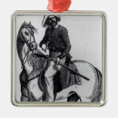 A Texas Ranger Metalen Ornament (Voorkant)