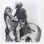 A Texas Ranger Vierkante Sticker (Voorkant)