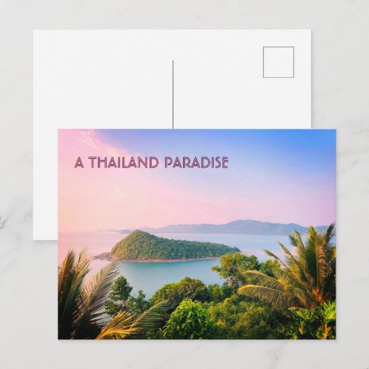 A Thailand Paradise Briefkaart (Voorkant / Achterkant)