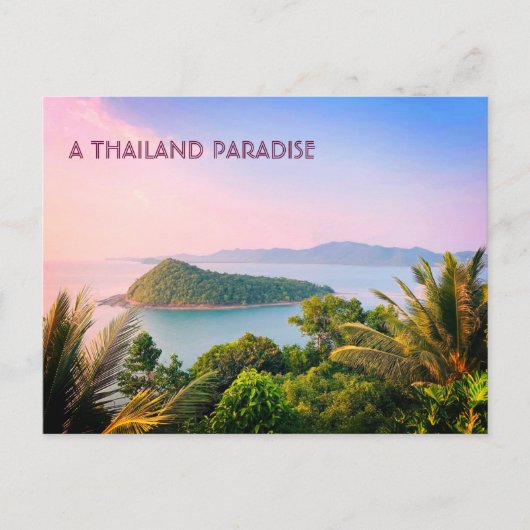 A Thailand Paradise Briefkaart (Voorkant)