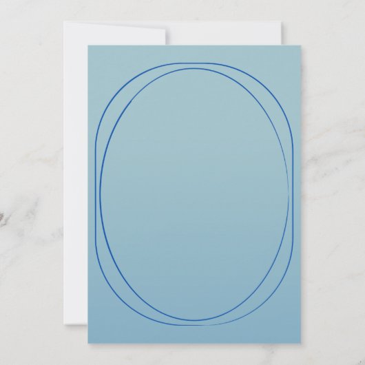A thank you card for different occasions in blue bedankkaart (Achterkant)