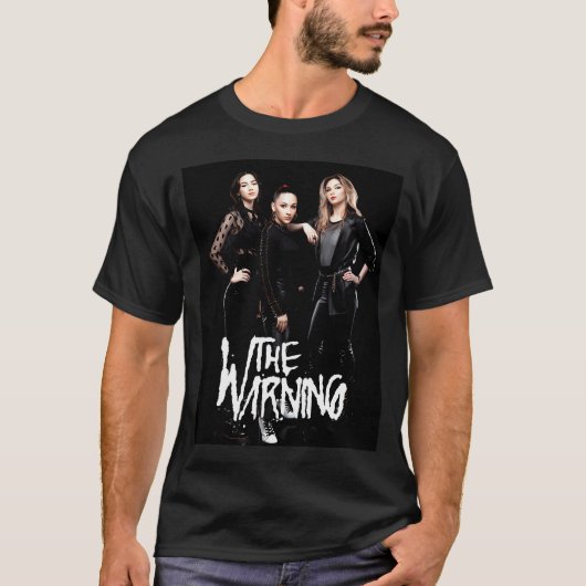 â¼The Warning Bandâ¼ T-shirt (Voorkant)