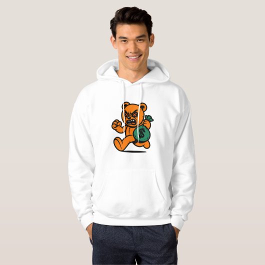 A THIEF BEAR HOODIE (Voorkant volledig)
