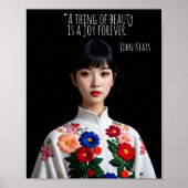 A thing of beauty is a joy forever poster (Voorkant)
