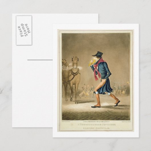 A Thoroughbred November & London Particular, engra Briefkaart (Voorkant / Achterkant)
