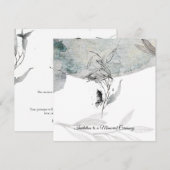 A thoughtfully designed sympathy card kaart (Voorkant / Achterkant)