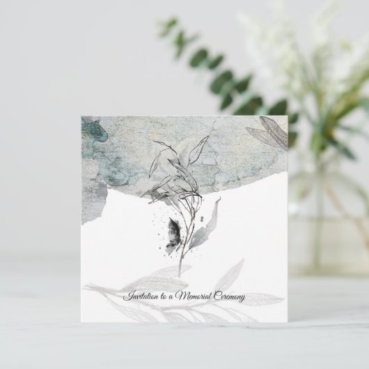 A thoughtfully designed sympathy card kaart (Staand voorkant)