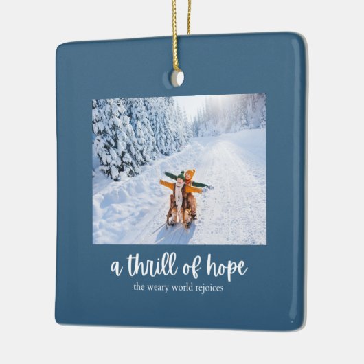 A Thrill of Hope Christmas Ornament (Links)