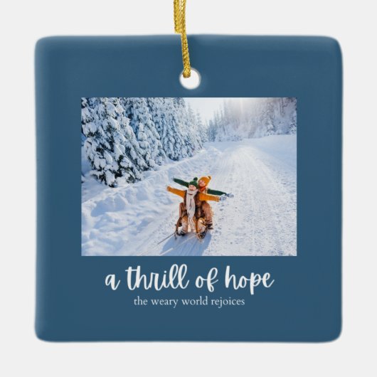 A Thrill of Hope Christmas Ornament (Voorkant)