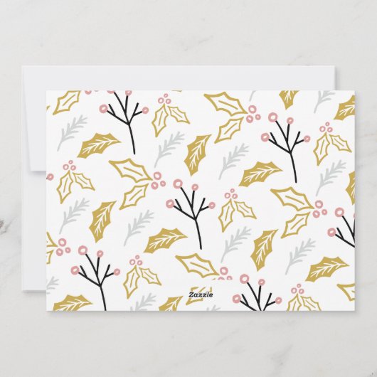 A Thrill of Hope | Foto van collage Feestdagenkaart (Achterkant)