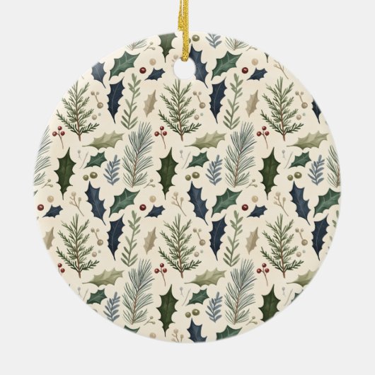 A Thrill of Hope Green Religious Keramisch Ornament (Achterkant)