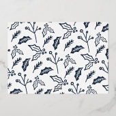 A Thrill of Hope | Moderne kerstfoto Folie Feestdagenkaart (Achterkant)