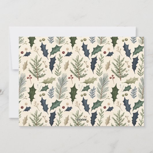 A Thrill of Hope Red Religious Arch Photo Feestdagenkaart (Achterkant)